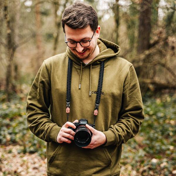 Kameragurt Traveler aus Paracord Military Olive retail