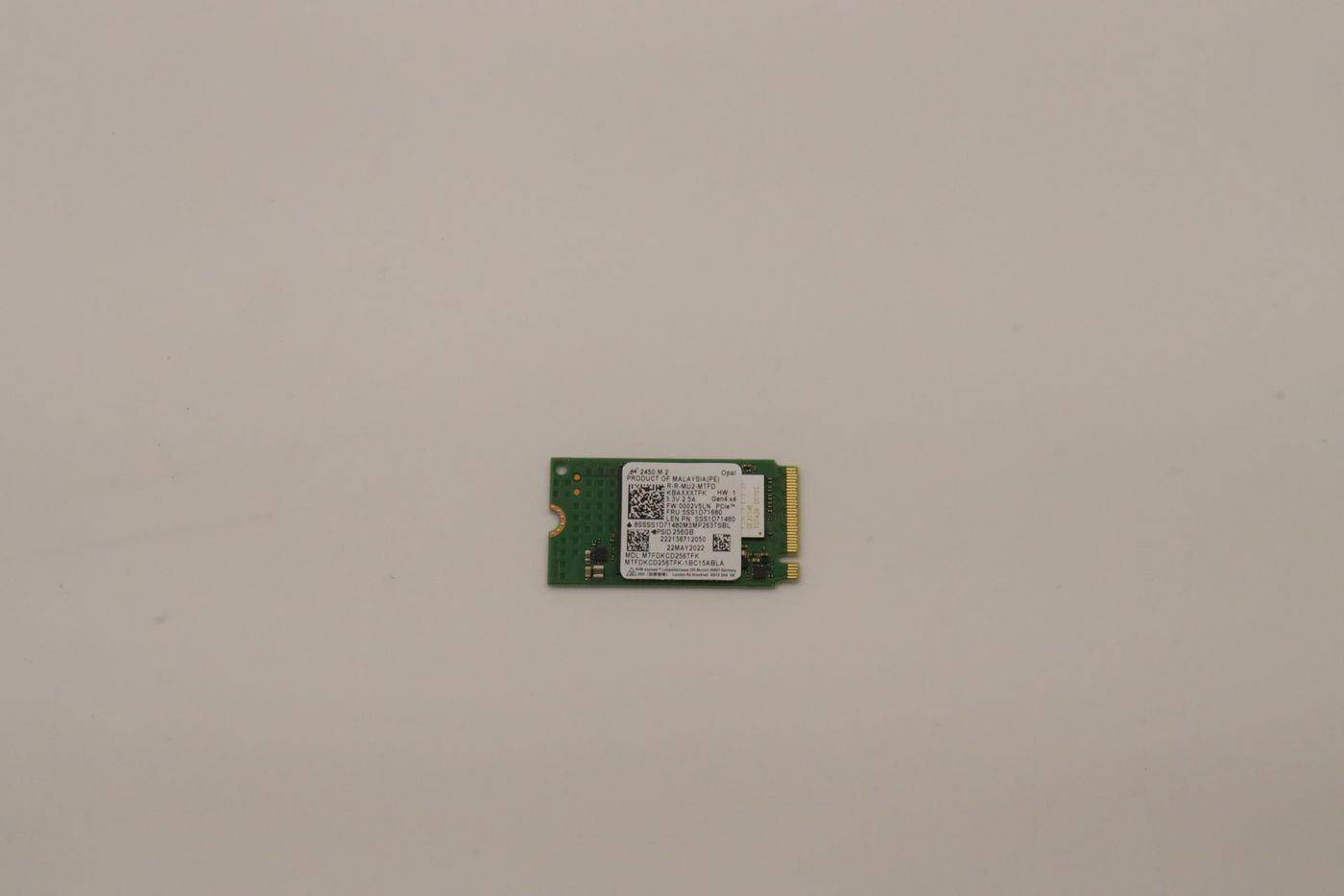 Lenovo SSD M.2 2242 PCIe4x4 Mic OP 256G,M.2,2242,PCIe4x4,Mic,OP