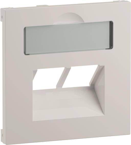Legrand Abdeckung SEANO 2x RJ45 f.Datendosen ultraws