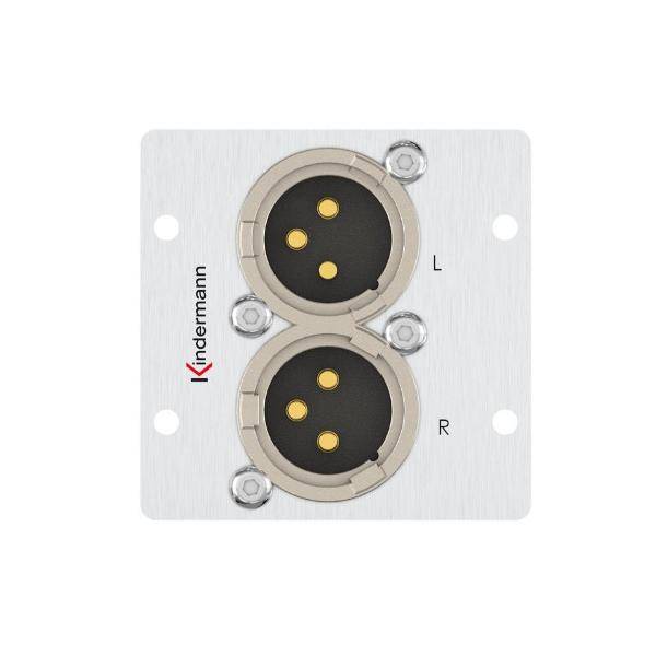 Kindermann Konnect 50 alu - Modulares Faceplate-Snap-In