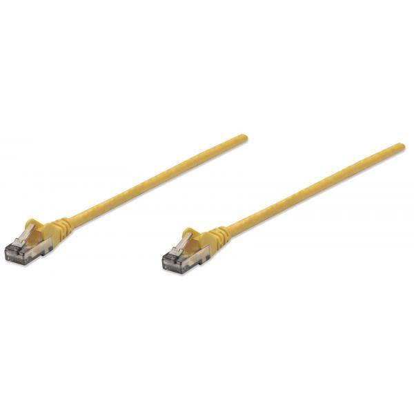 Intellinet 343787 RJ45 Netzwerkkabel, Patchkabel CAT 6 U/UTP 10.00 m Gelb 1 St.