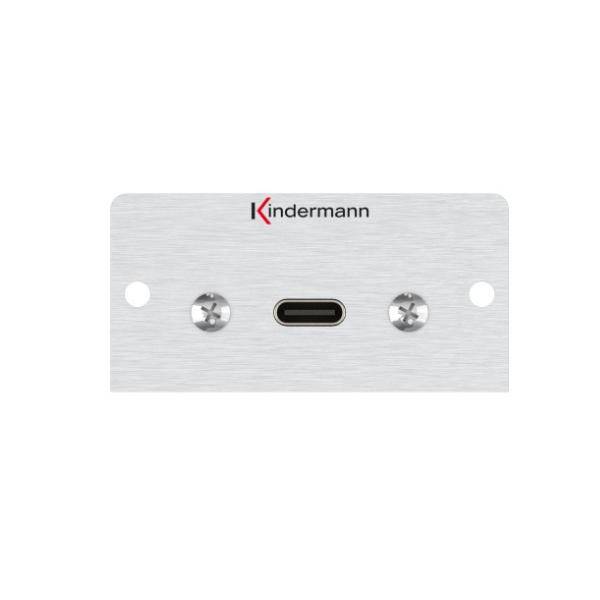 Konnect 50 alu - Modulares Faceplate-Snap-In