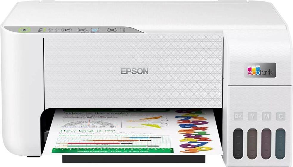 Epson EcoTank L3276, Tintenstrahl, Farbdruck, 5760 x 1440 DPI, A4, Direktdruck, Weiß