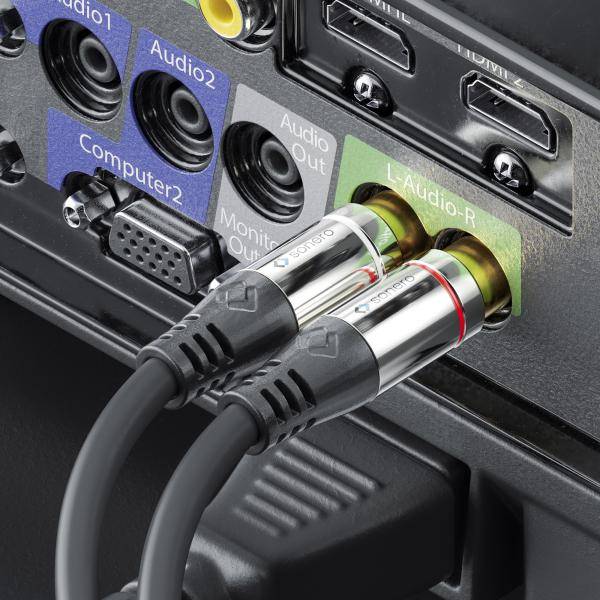 2x 3.5mm auf 3.5mm (4pin) Headset Adapterkabel 0.25m
