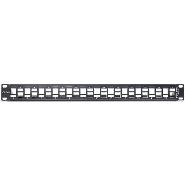 DeLOCK Keystone Patch Panel 19" 24 Port Patch Panel