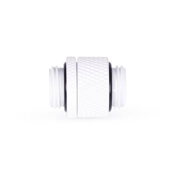 Alphacool Eiszapfen Doppelnippel drehbar G1/4 AG auf G1/4 AG - White, Schlauchanschluss, Messing, Weiß, 1/4 Zoll, CE, FC