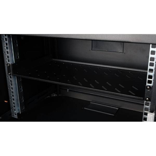 EQUIP - Fachboden fest 19"" für Serverschränke 1U 40cm sw - 0,4 m