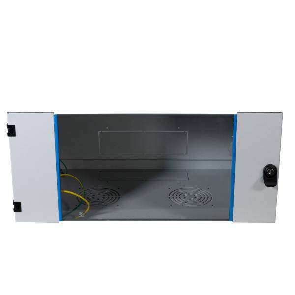 EFB Elektronik 102130GR.18, Vordertür, Grau, Glas, 18U, IP20, 600 mm