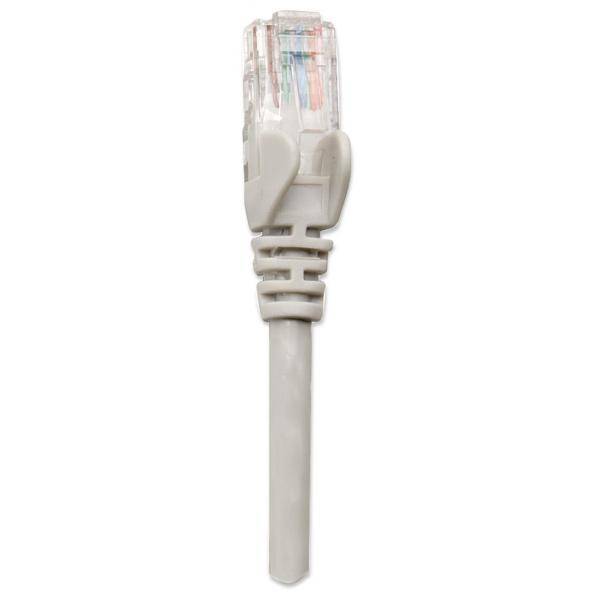 Intellinet 345033 RJ45 Netzwerkkabel, Patchkabel CAT 5e U/UTP 20.00 m Grau 1 St.