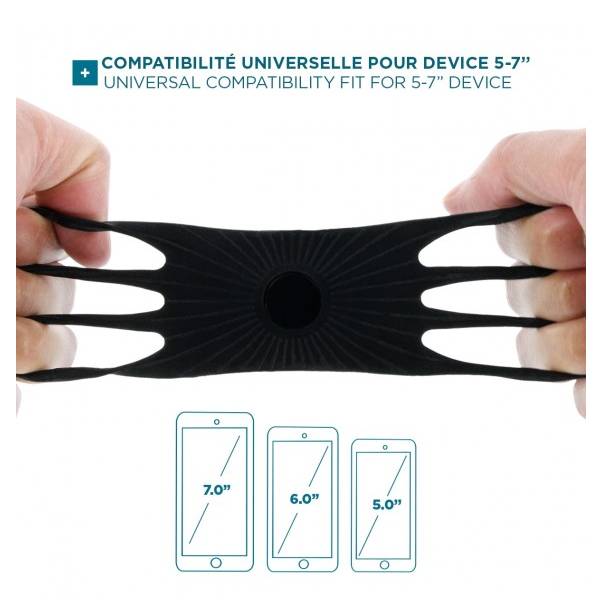 Mobilis Chest Strap ClipFast Univ.Silicon Holder HHD 5-7 Multimedia-Technik ZubehörTaschen