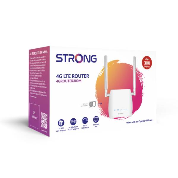 Strong Router 300M 4G LTE - Router - 0,3 Gbps