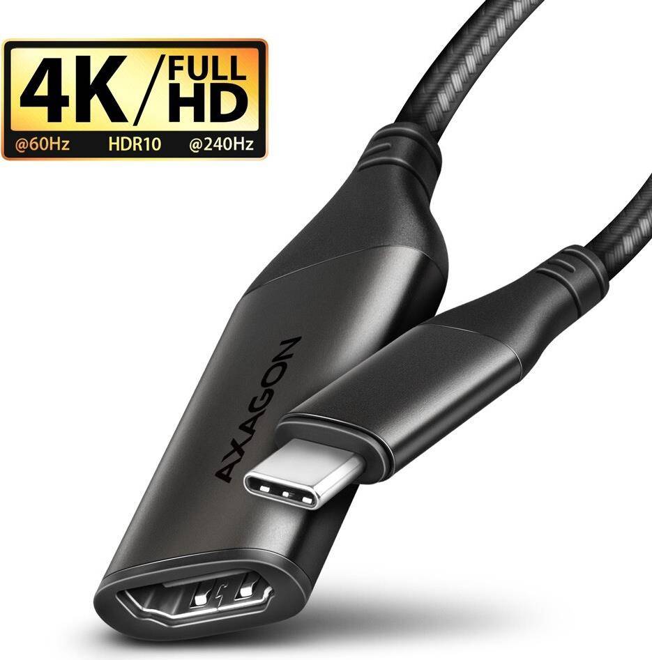 RVC-HI2M, 0,25 m, USB Typ-C, HDMI, Männlich, Weiblich, Gerade