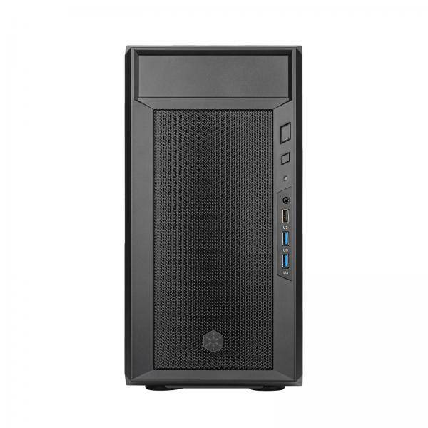 SilverStone FARA 311, PC, Schwarz, micro ATX, Mini-ITX, Metall, Kunststoff, 15,6 cm, 35,4 cm