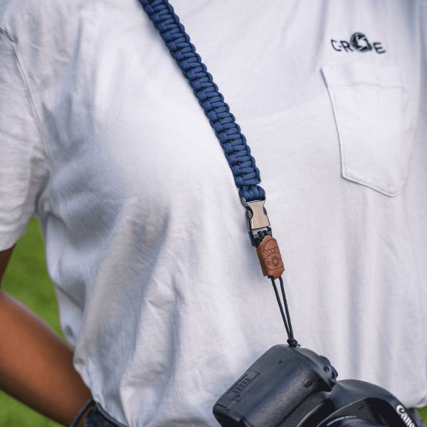 C-ROPE Kameragurt Traveler aus Paracord 125cm Dark Coffee retail