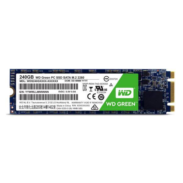 WD Green PC SSD WDS240G1G0B - 240 GB SSD - internM.2 2280 - SATA 6Gb/s