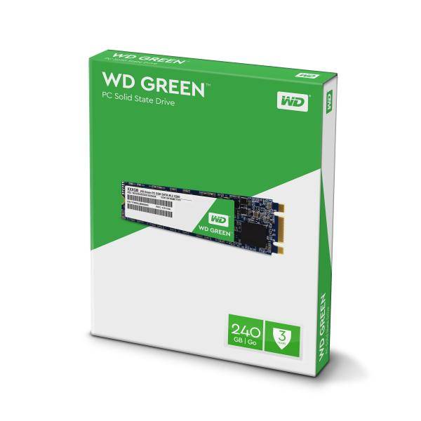 WD Green PC SSD WDS240G1G0B - 240 GB SSD - internM.2 2280 - SATA 6Gb/s