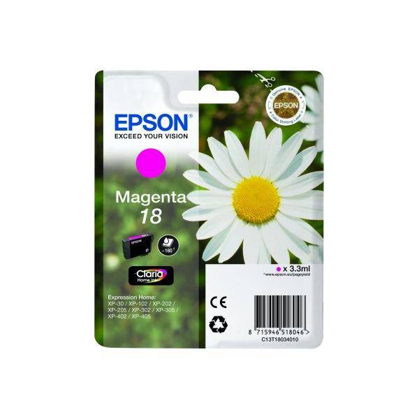 Epson 18 - Magenta - Original - Tintenpatrone - für Expression Home XP-212 - 215