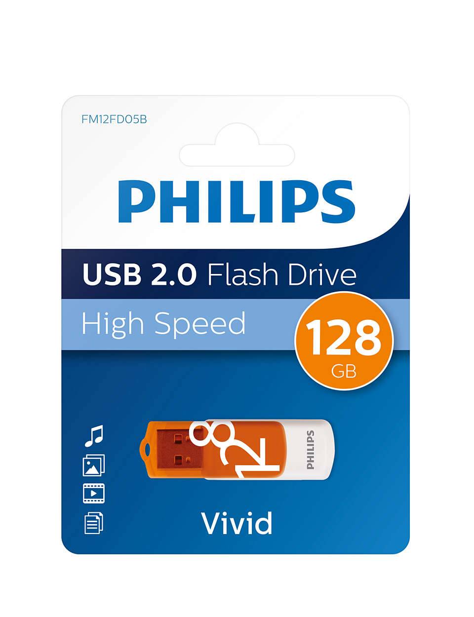 Philips FM12FD05B Vivid Edition 2.0 - USB-Flash-Laufwerk