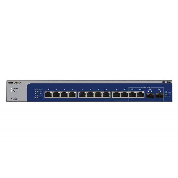 Netgear Plus XS512EM - Switch - Smart - 10 x 100/1000/2.5G/5G/10GBase-T + 2 x C 10 G-Bit SFP+