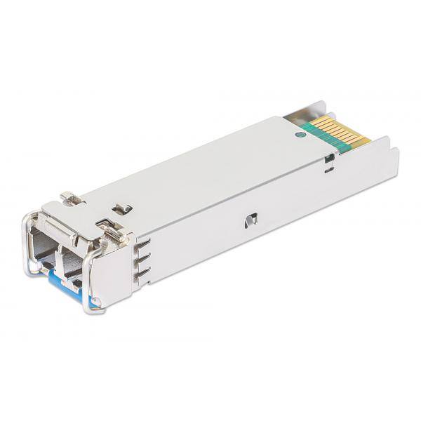 Intellinet Gigabit SFP Mini-GBIC Transceiver für LWL-Kabel 1000Base-LX LC Singlemode-Port 10 - Transceiver - Glasfaser