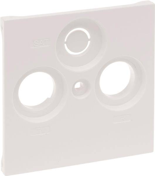 Legrand SEANO Abdeckung TV-R-SAT 765156 f.Fremdfabrikate Farbausführung: 10 (765156)
