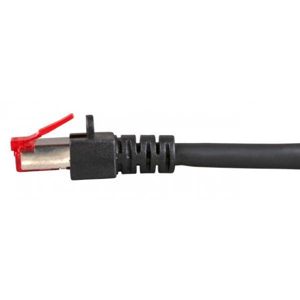 RJ45 Patchkabel Cat.6 S/FTP LSZH -- schwarz 50m Kupferverkabelung