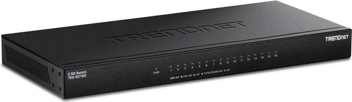 TRENDnet TEG-S3160 16-Port 2.5G Switch Unmanaged Desktop