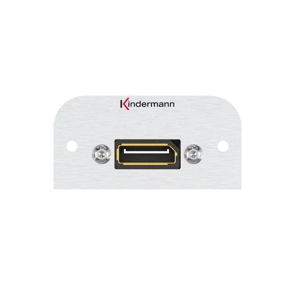 KIND Konnect 54 alu - Display 7441000588 Port Blende 1/2 54x54 mit Kabelpeitsche