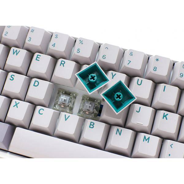 Ducky One 3 Mist Grey Mini Gaming Tastatur RGB LED - MX-Red