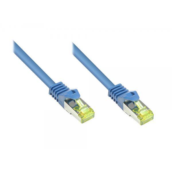 Good Connections Patchkabel m. Cat.7 Rohkabel blau 50m