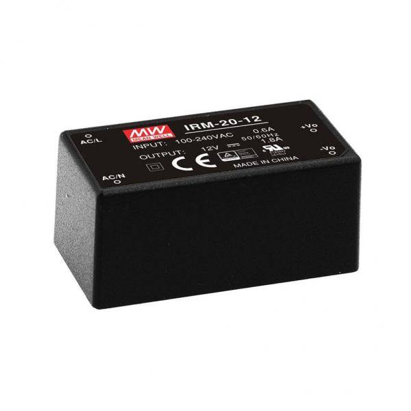 Mean Well IRM-20-24 AC/DC-Printnetzteil 24 V/DC 0.9A 21.6W