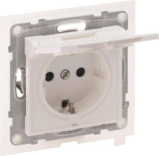 Legrand Steckdose SCHUKO SEANO SL Klappdeckel IP44 UW