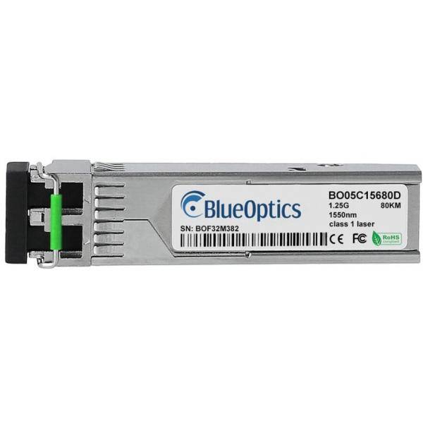 BlueOptics Comnet SFP-9 BlueOptics BO05C15680D SFP Transceiver, 1000BASE-ZX, Singlemode Fiber, 1550nm, 80KM