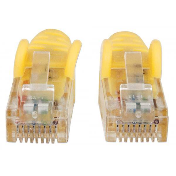 Intellinet 342360 RJ45 Netzwerkkabel, Patchkabel CAT 6 U/UTP 2.00 m Gelb 1 St.