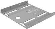 RHD-125B Halterahmen für 1x 2.5" im 3.5" Slot - grau, Metall, Grau