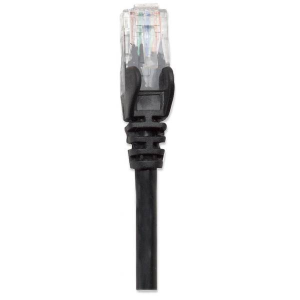 Intellinet 320764 RJ45 Netzwerkkabel, Patchkabel CAT 5e U/UTP 3.00 m Schwarz 1 St.