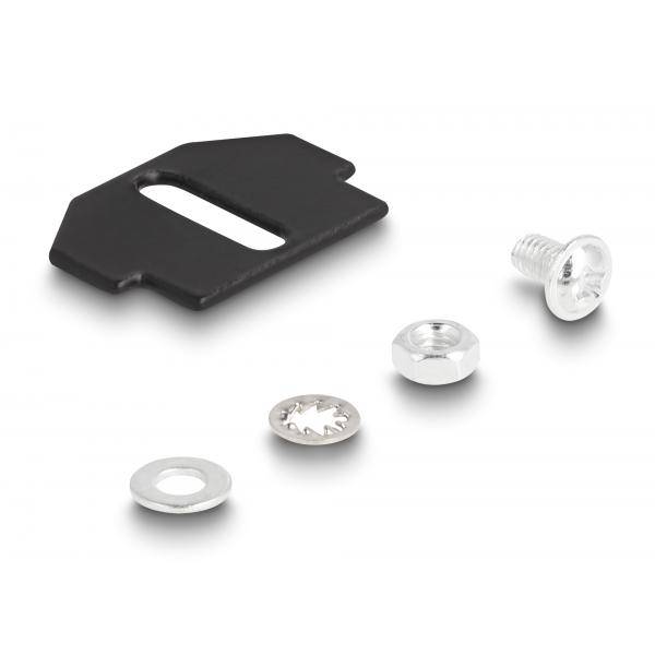 Delock Keystone Halterung 12 Port für Bodentank