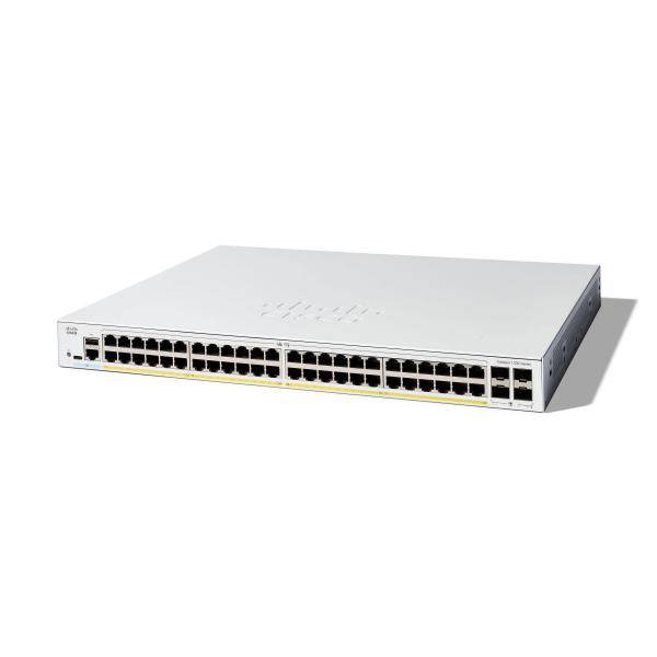 Cisco Catalyst 1300-48P-4G - Switch - L3 - managed - 48 x 10/100/1000 (PoE+)
