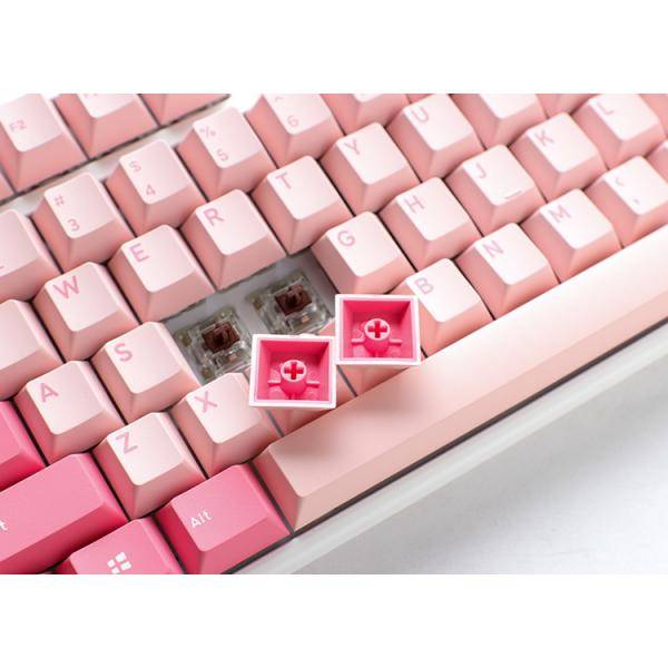 Ducky One 3 Gossamer TKL Pink Gaming Tastatur - MX-Speed-Silver US