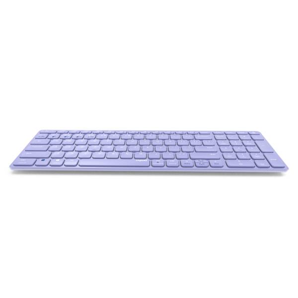 Rapoo - 215396 Kabellose Multi-Mode-Tastatur E9700M, Lila, QWERTZ