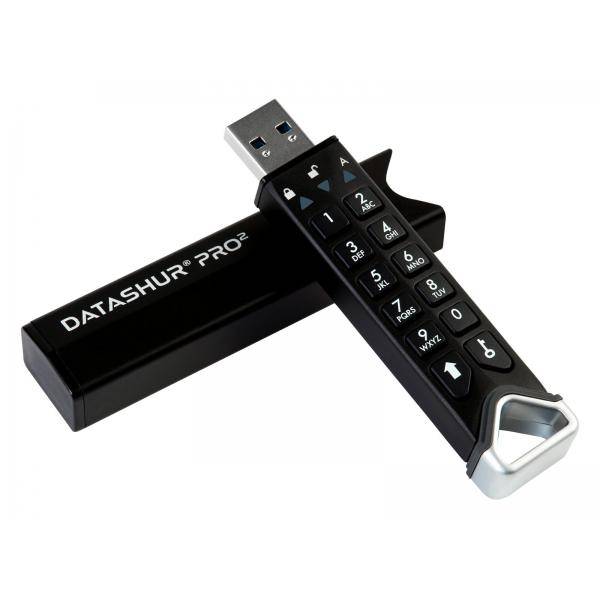 iStorage datAshur Pro2 USB-Stick 16 GB Schwarz IS-FL-DP2-256-16 USB-A (USB 3.2 Gen 1)