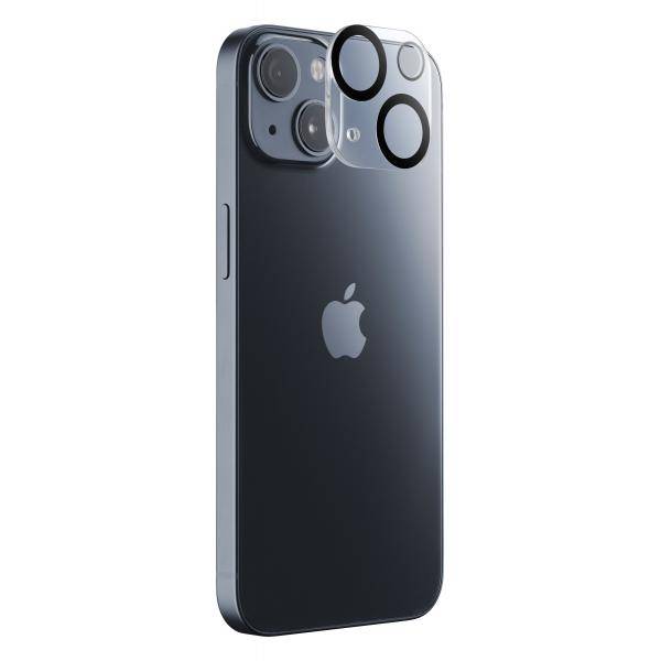 Cellularline Camera Lens Protection Kameraschutzglas Passend für Handy-Modell: iPhone 15, iPhone 15 Plus 1 St.