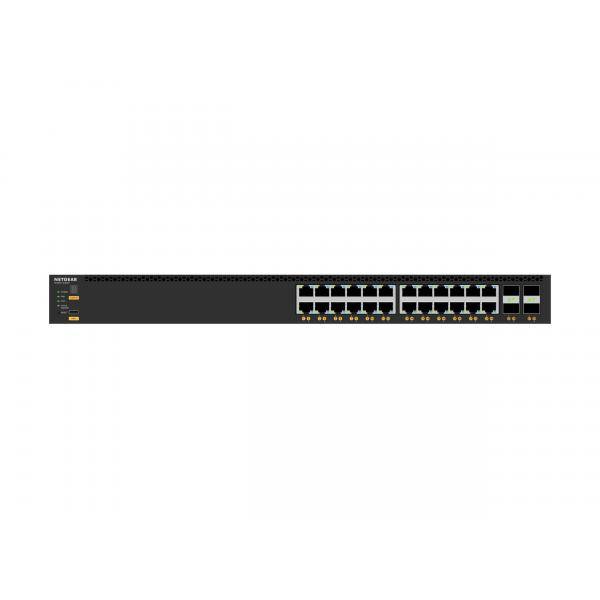 NETGEAR AV Line M4350-24X4V - Switch - L3 - managed - 24 x 100/1000/2.5G/5G/10GBase-T (PoE+)