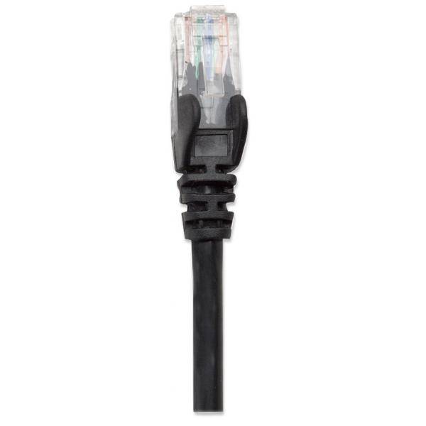 Intellinet 342100 RJ45 Netzwerkkabel, Patchkabel CAT 6 U/UTP 15.00 m Schwarz 1 St.