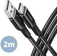 AXAGON BUCM-AM20AB - USB-Kabel - 24 pin USB-C (M)zu USB (M) - USB 2.0 - 20 V - 3