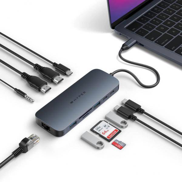 TARGUS - HyperDrive Next - Dockingstation - USB-C 3.2 Gen 2 / Thunderbolt 3 / Thunderbolt 4