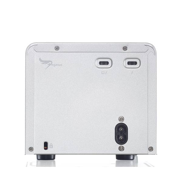 Promise Pegasus M4, 16 TB, SSD, SATA, 2.5", Tower, Weiß