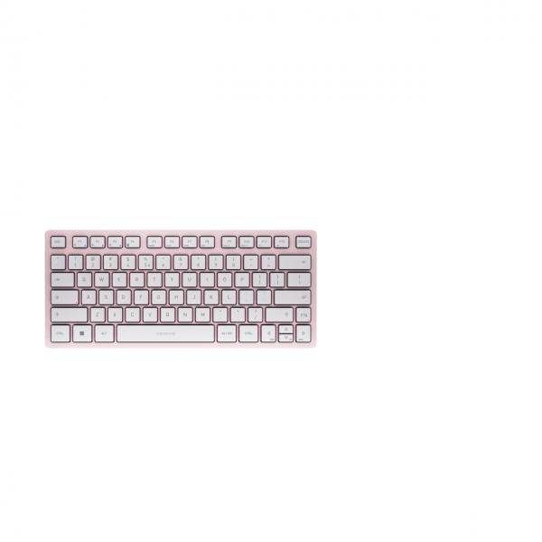 CHERRY KW 7100 MINI BT Tastatur Universal Bluetooth QWERTY US International Pink