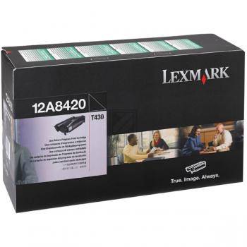Lexmark Toner 12A8420 Original Schwarz 6000 Seiten 12A8420