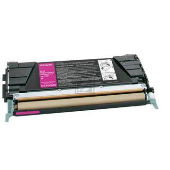 Lexmark Toner C5200MS Original Magenta 1500 Seiten C5200MS